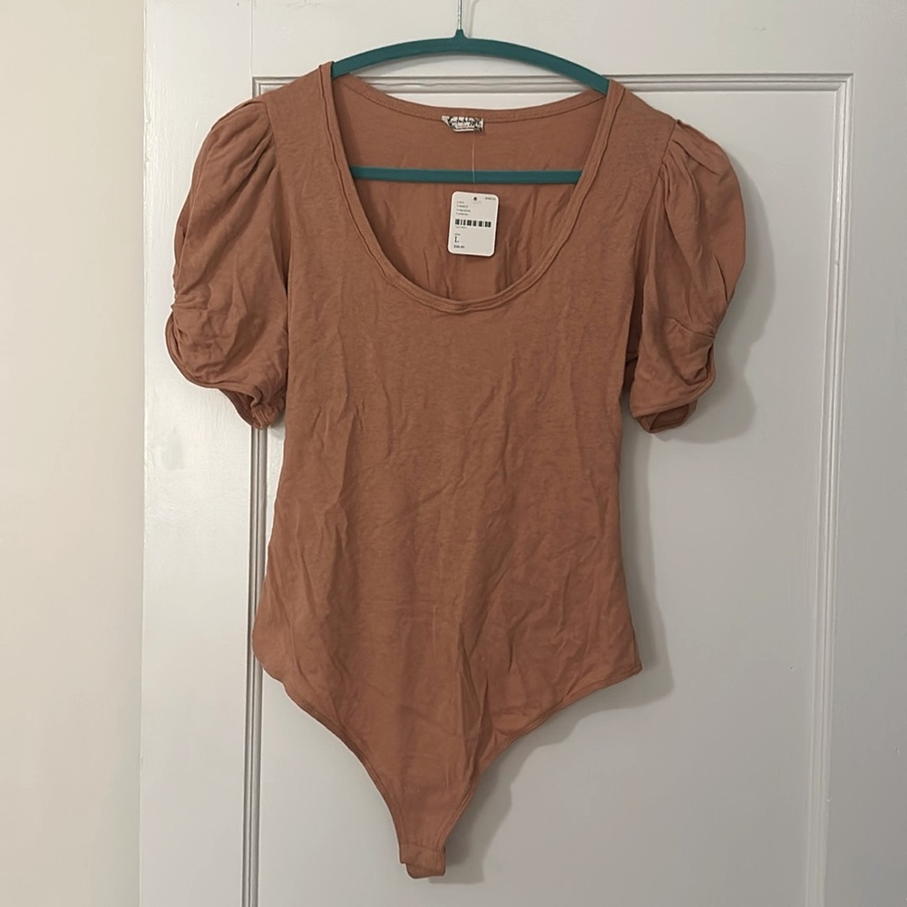 NWT romantic Free People bodysuit top